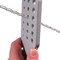 The Beadsmith Wire Chain Drawplate, Durable Plastic with handle, 2 Paddles, 33 holes - Diameter Range 1.5 – 14.5mm – Smooth, Shape and Condense Knitted, Crocheted, Woven or Braided Wire